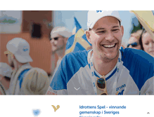 Tablet Screenshot of idrottensspel.se